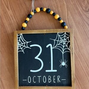 Brand New Halloween Wooden Hanging Sign